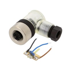 SDOAH042MSSFKPG; Plug; M12; PIN: 4; female; A code-DeviceNet / CANopen; for cable; IFM ELECTRONIC