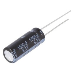 EEUFR0J152L; Capacitor: electrolytic; low impedance; THT; 1500uF; 6.3VDC; ±20%; PANASONIC
