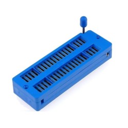 ELK04000; Socket: DIP; ZIF; PIN: 40; 7.62/15.24mm; demountable; -25÷70°C; THT; ECE