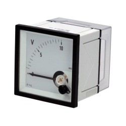 EQN72 10V; Meter: mounting; on panel; analogue; VAC: 0÷10V; True RMS; 45÷65Hz; Gossen Müller & Weigert