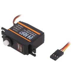EMX-SV-0288; Motor: servo; 4.8÷6VDC; mini; digital; 20g; 34.95x30.1x14.9mm; JR; EMAX
