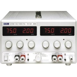 ; Power supply: laboratory; Channels: 2; 0÷75VDC; 0÷2A; 0÷75VDC; 0÷2A; AIM-TTI