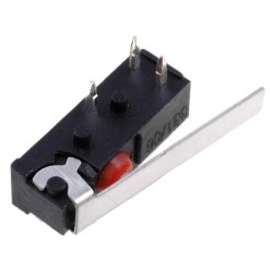 F1NST8A1; Microswitch SNAP ACTION; with lever; SPDT; 1A/250VAC; ON-(ON); SAIA-BURGESS