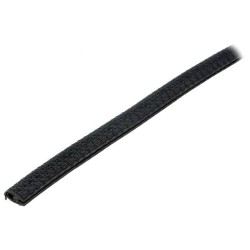 087EPE03911; Hole and edge shield; PVC; L: 10m; black; H: 11.5mm; W: 9mm; FATH