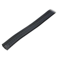 087SPET01911; Hole and edge shield; L: 10m; black; H: 15.1mm; W: 6.5mm; industrial; FATH