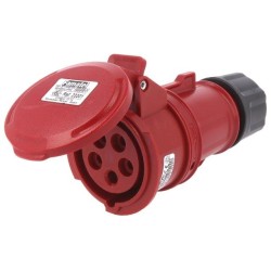 23301; Connector: AC supply 3-phase; socket; female; 16A; 380/415VAC; Famatel