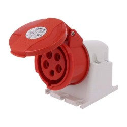 23395; Connector: AC supply 3-phase; socket; female; 16A; 380/415VAC; Famatel