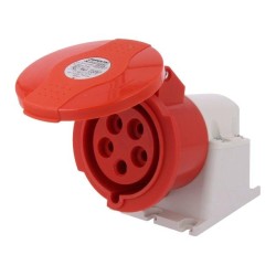 23397; Connector: AC supply 3-phase; socket; female; 32A; 380/415VAC; Famatel