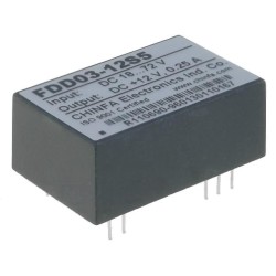 FDD03-12S5; Converter: DC/DC; 3W; Uin: 18÷72V; 12VDC; CHINFA ELECTRONICS