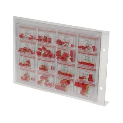 FKP-KIT; Kit: capacitors; No.of val: 16; 100pF÷33nF; 115pcs; THT; WIMA