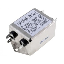 FYE10T1; Filter: anti-interference; 250VAC; Cx: 100nF; Cy: 3.3nF; 3mH; 10MΩ; QLT POWER