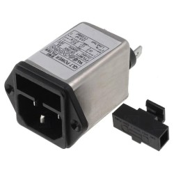 FYL06T1; Connector: AC supply; socket; male; 6A; 250VAC; IEC 60320; -25÷85°C; YUNPEN ELECTRONIC