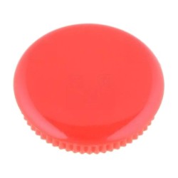 333.662; Cap; Colour: red; Mounting: push-in; Mat: plastic; MENTOR