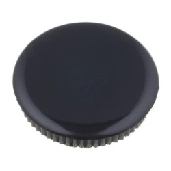 333.663; Cap; Colour: black; Mounting: push-in; Mat: plastic; MENTOR