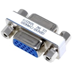 CA082-PB; Adapter; D-Sub 15pin HD socket,both sides; VCOM