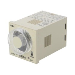 GE1A-B10HAD24; Timer; 0,1s÷10h; SPDT + SPDT; 240VAC/5A,24VDC/5A; 24VAC; 24VDC; IDEC