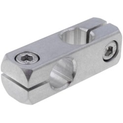 GN 474-B16-B16-MT; Mounting coupler; V: cross; D: 16mm; W: 20mm; H: 20mm; L: 59mm; ELESA+GANTER