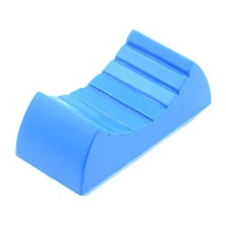 ; Knob: slider; Colour: blue; 24x11x10mm; Mat: plastic; Pointer: white; SR PASSIVES