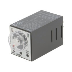 GT3A-3AD24; Timer; 0,1s÷180h; DPDT; 250VAC/5A,30VDC/5A; 24VAC; 24VDC; socket; IDEC