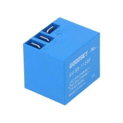 GU-SS-112DF; Relay: electromagnetic; SPDT; Ucoil: 12VDC; 30A; Mounting: PCB; GOODSKY