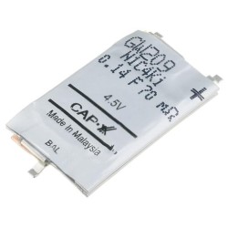 GW209F; Capacitor: electrolytic; supercapacitor; SMD; 0.16F; 4.5VDC; ±20%; CAP-XX