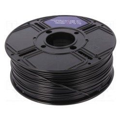 ABS ST 2 .85 BLACK; Filament: ABS ST; 2.85mm; black; Printing temp: 240°C; 1kg; HMF CHEMICAL ADVANCED MATERIALS