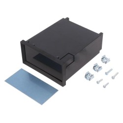 1216; Enclosure: panel; X: 96mm; Y: 120mm; Z: 48mm; ABS; black; DIN: 43700; HAMMOND