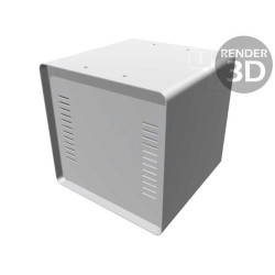 1401E; Enclosure: with panel; vented; 1401; X: 203mm; Y: 203mm; Z: 203mm; HAMMOND