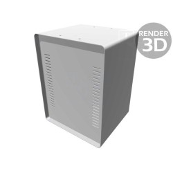 1401M; Enclosure: with panel; vented; 1401; X: 305mm; Y: 203mm; Z: 229mm; HAMMOND