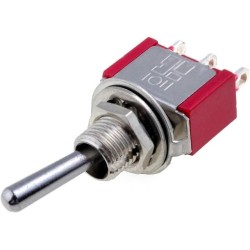 IC1101T1B1M1QE; Switch: toggle; Pos: 2; SPDT; ON-ON; 5A/125VAC; 5A/28VDC; -30÷85°C; IC SWITCHES