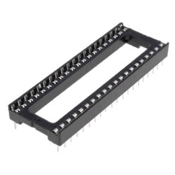 DS1009-40AT1WX; Socket: DIP; PIN: 40; 15.24mm; THT; Pitch: 2.54mm; CONNFLY