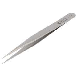 1.SA.0; Tweezers; 120mm; for precision works; Blades: straight; max.925°C; IDEAL-TEK