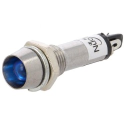 IND8-12B-B; Indicator: LED; recessed; 12VDC; Cutout: Ø8.2mm; IP40; metal; NINIGI