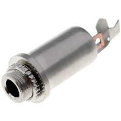 ; Socket; Jack 3,5mm; female; stereo; straight; for panel mounting; 