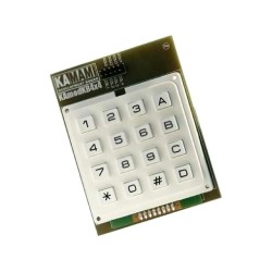 KAMODKB4X4; 16-button 4x4 matrix keyboard module; pin header; PIN: 2x5; KAMAMI