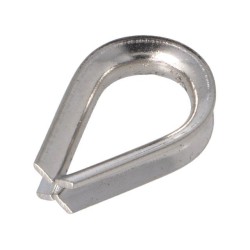 KAUS-3-A4; Thimble for rope; acid resistant steel A4; for rope; DIN6899; KRAFTBERG