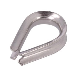KAUS-4-A4; Thimble for rope; acid resistant steel A4; for rope; DIN6899; KRAFTBERG
