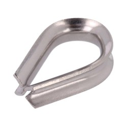 KAUS-5-A4; Thimble for rope; acid resistant steel A4; for rope; DIN6899; KRAFTBERG