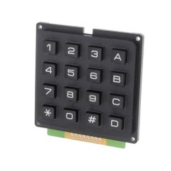 AK-1604-N-BBW; Keypad: plastic; No.of butt: 16; none; plastic; 200mΩ; 1N; 20mA; ACCORD