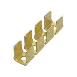 1007; Terminal: flat; 6.4mm; 0.8mm; male; M3; 8x terminal,double; screw; KEYSTONE