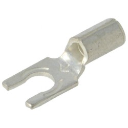 8257; Fork terminal; M3,5; crimped; for cable; non-insulated; copper; KEYSTONE
