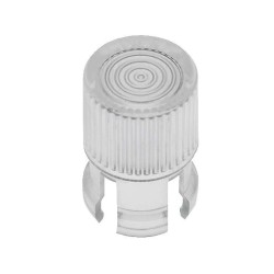 8665; LED lens; round; transparent; 5mm; KEYSTONE