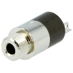 KLB 13; Socket; Jack 2,5mm; female; stereo; ways: 3; straight; soldering; LUMBERG