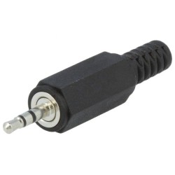 KLS 13; Plug; Jack 2,5mm; male; stereo; with strain relief; ways: 3; LUMBERG