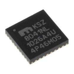 KSZ8041NL; IC: transceiver; 10/100Base-T; MII,PHY,RMII; MLF32; 3.135÷3.465V; MICROCHIP (MICREL)