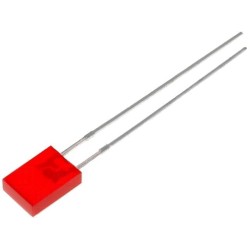 L-113IDT; LED; rectangular; 5x2mm; red; 3.2÷12.5mcd; 110°; Front: flat; 20mA; KINGBRIGHT ELECTRONIC