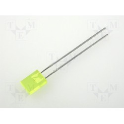 L-113YDT; LED; rectangular; 5x2mm; yellow; 2÷8mcd; 110°; Front: flat; 20mA; KINGBRIGHT ELECTRONIC