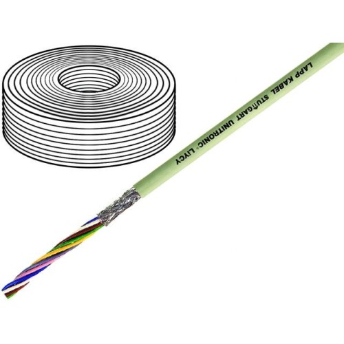 0034403; Wire; UNITRONIC® LiYCY; 3x0,25mm2; tinned copper braid; PVC; grey; LAPP KABEL