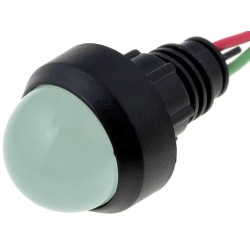 LKD12-24-G; Indicator: LED; prominent; 12÷24VDC; 12÷24VAC; Cutout: Ø13mm; IP20; ELPROD