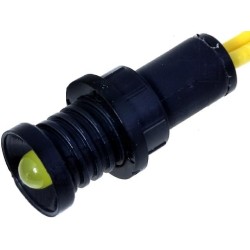 LKM220-Y; Indicator: LED; recessed; 230VAC; Cutout: Ø10mm; IP20; 300mm leads; ELPROD